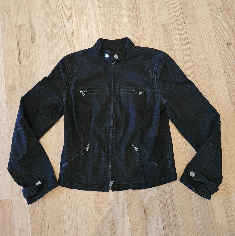Ralph Lauren Black Jean Jacket - size medium